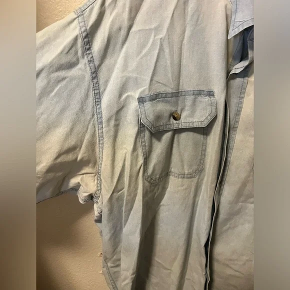X-Large Vintage denim button up shirt - Picture 4 of 5